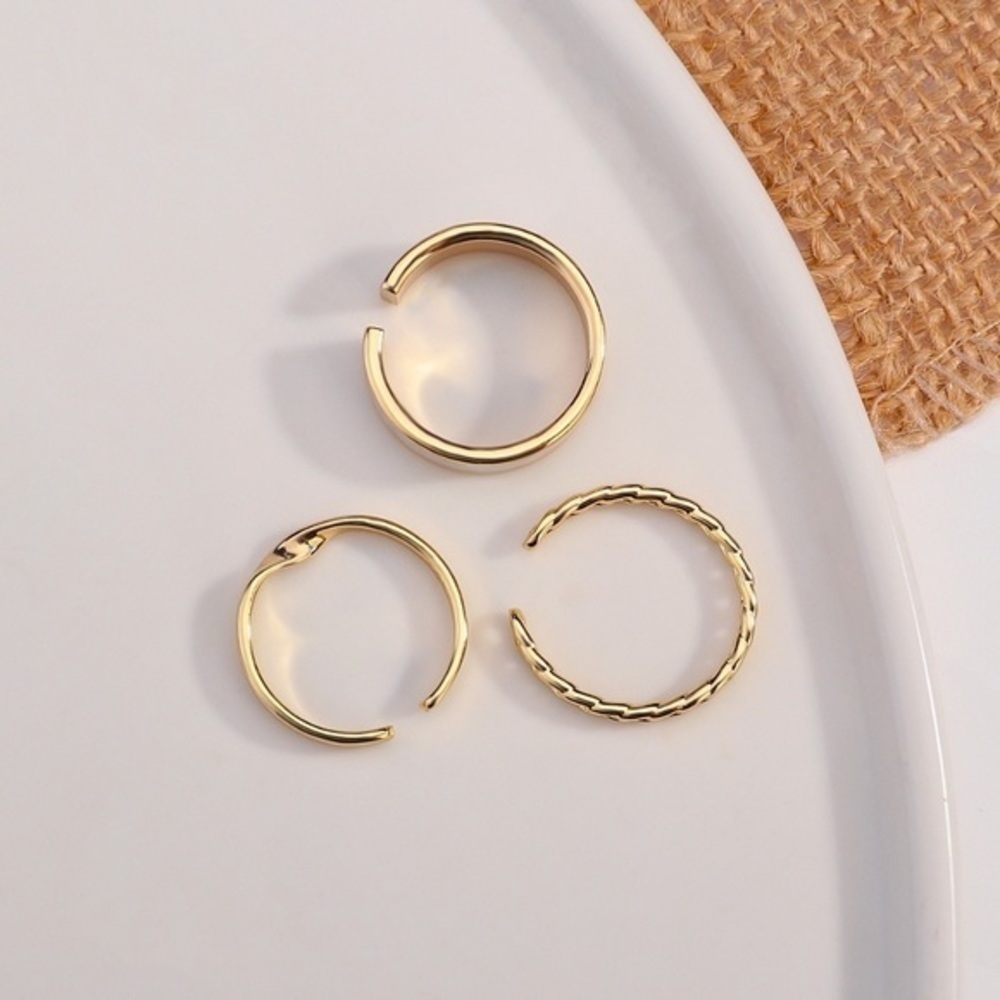 NWT Gold & Ivory Stack Rings - Picture 8 of 10